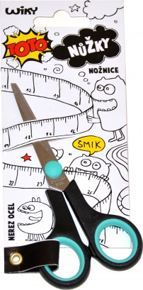 Nůžky LUX 14 cm s gumovým úchytem