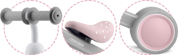 Pohodlné sedlo a jistý úchop