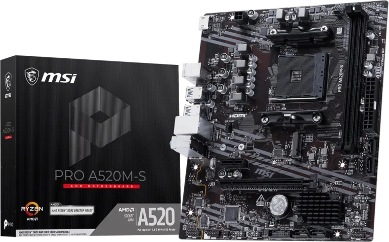 Základní deska MSI PRO A520M-S
