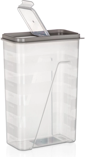 Praktické otevírací víčko pro pohodlné sypání