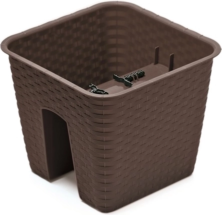 Květináč na zábradlí Ratolla 28 cm – umbra