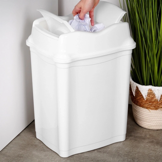 Pohodlné výklopné víko pro hygienické použití