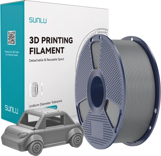PETG filament Sunlu – Šedá
