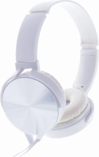 Stereo sluchátka s mikrofonem Montana bílé