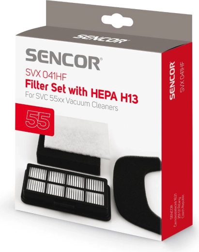 Sencor sada filtrů pro vysavače SVC 55x