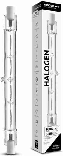 Modee halogenová žárovka R7S 118 mm 400 W teplá bílá, stmívatelná