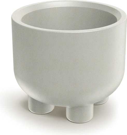 Květináč s nožičkami Molta Round 60 cm – pískový, 55 l