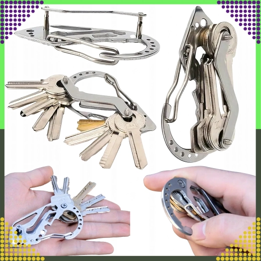 Uspořádání až 8 klíčů bez cinkání