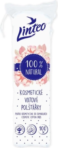 Linteo kosmetické vatové tampóny 100 ks