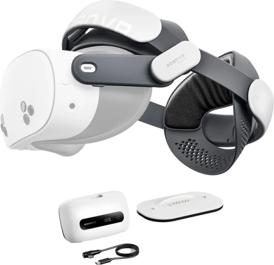 BoboVR M3 Pro Plus bateriový popruh pro Quest 3 a Quest 3S