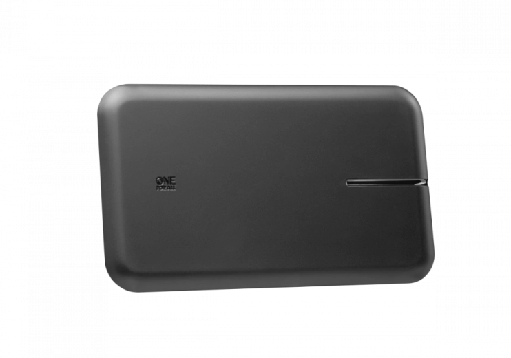 One For All SV9428 plochá zesílená interiérová anténa HDTV DVB-T2, USB, 5G, černá