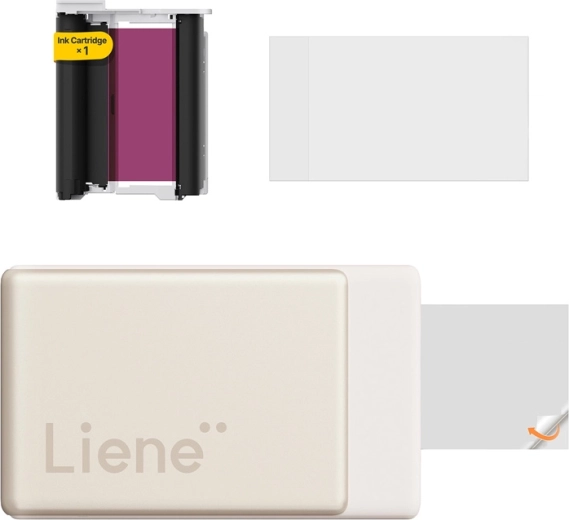 Liene Pearl N200 Pro přenosná fototiskárna 2×3" zlatá