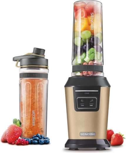 Sencor automatický smoothie mixér Metallic