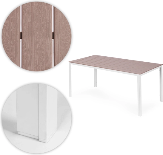 Odolná polywood deska s vzhledem dřeva