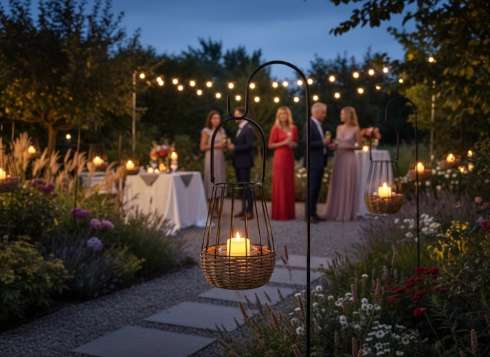 Přenosná i závěsná dekorace pro venkovní prostory