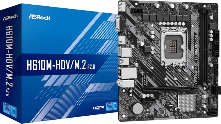 Asrock H610m-hdv/m.2 r2.0 základní deska micro atx