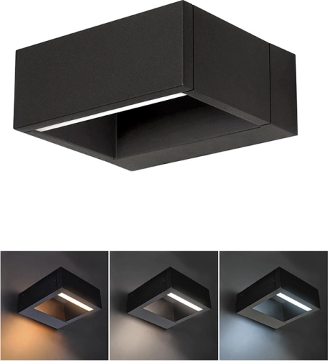 Solight LED venkovní nástěnné svítidlo Ragusa 7 W, 450 lm, 3 CCT