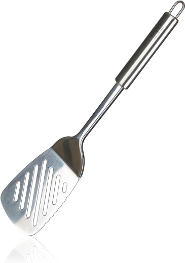 Obracečka s otvory z nerezu 34 × 8 cm AZORA