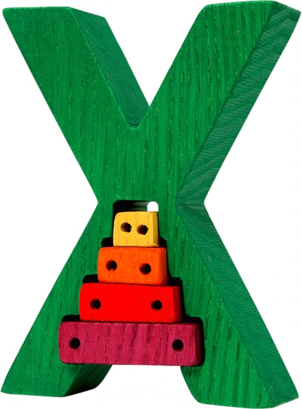 Vkládací puzzle Fauna Abeceda písmeno X xylofón