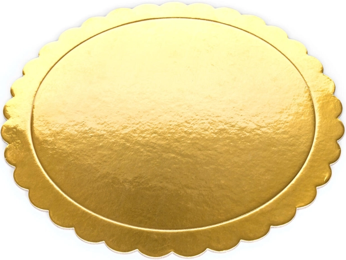 Elegantní kulatý tvar s dekorativním okrajem