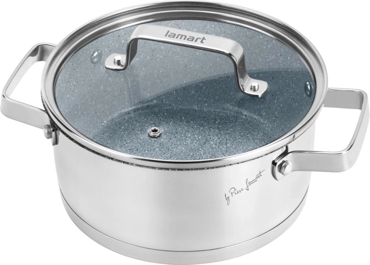 Lamart kastrol Stoness s poklicí 18 cm, 1,9 l