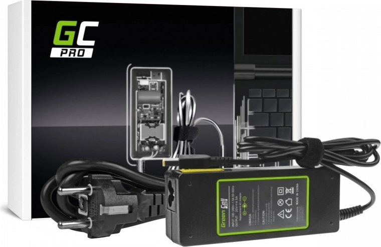 Napájecí adaptér Green Cell PRO 20V 4,5 A 90 W pro Lenovo s konektorem Slim Tip