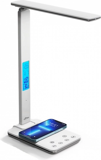 Lampa na psací stůl LED s bezdrátovým nabíjením