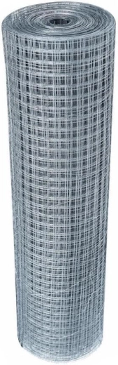 pozinkované čtvercové pletivo 13 mm, drát 1,05 mm, výška 1 m, balení 25 m