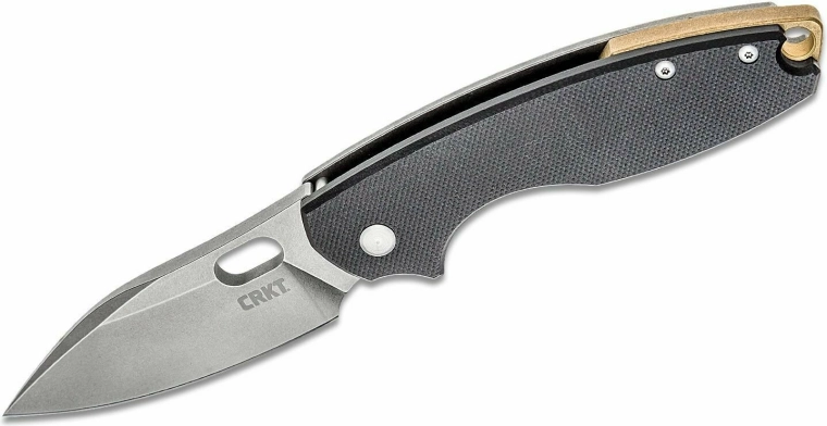 Kapesní nůž CRKT Pilar III Black, D2 Stonewash, G10