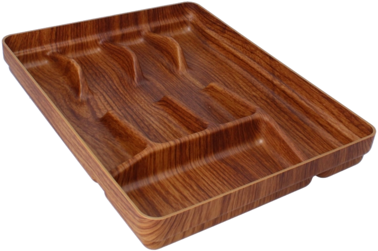 Organizér na příbory do zásuvky, 5 přihrádek