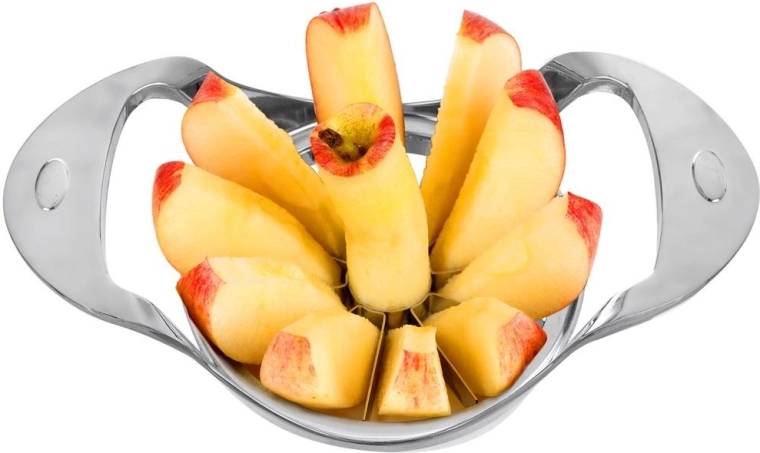 8 rovnoměrných dílků na jedno stlačení