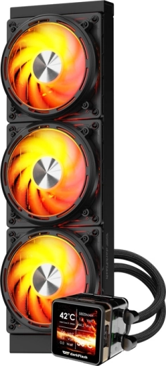 Tříventilátorové 360mm AIO s tichým výkonem