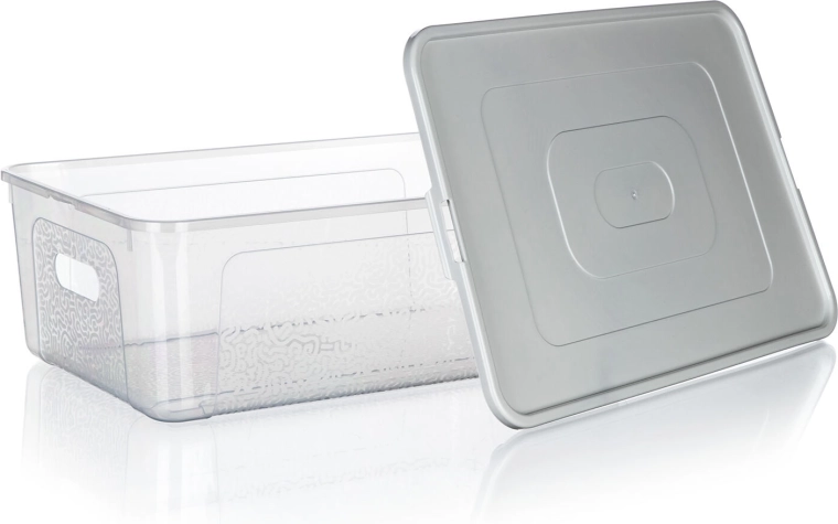 Pevné víko pro čistotu a stohování