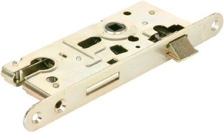 Zadlabací vložkový zámek K105 72/60, pravolevý, bílý zinek