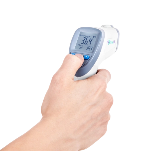 Měření bez dotyku do 1 sekundy