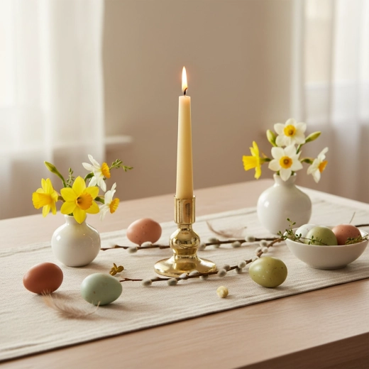 Příjemné ambientní světlo z tealightů