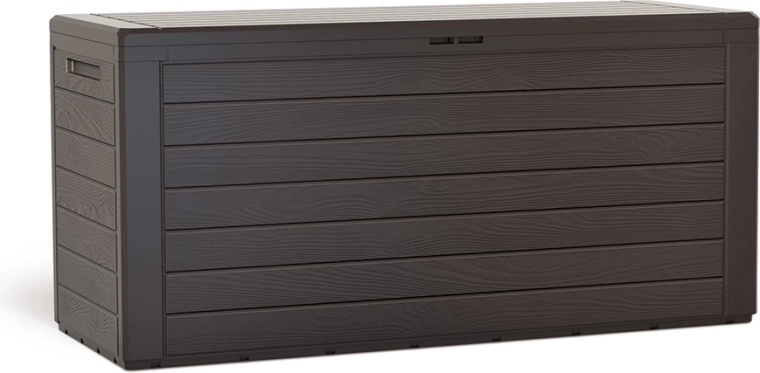 Zahradní úložný box WOODEBOX 280 l umbra, 116 cm