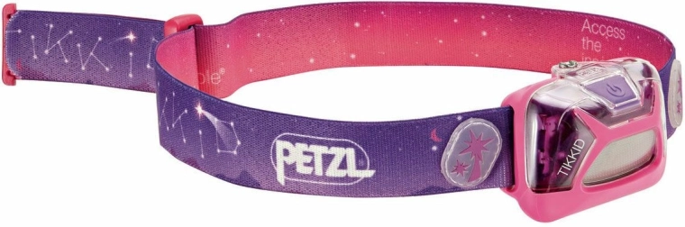 Dětská čelovka Petzl Tikkid růžová
