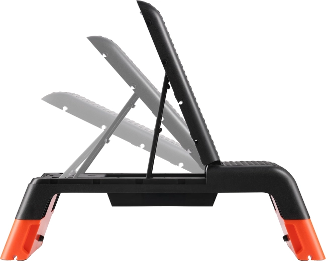 Nastavitelné opěradlo a stabilní konstrukce