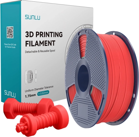 Sunlu vysokorychlostní ABS filament červený 1,75 mm 1 kg