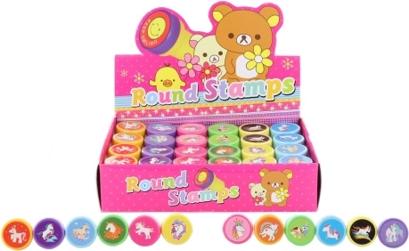 Razítka s jednorožci, sada 24 ks