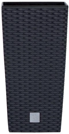 Obal na květináč Rato Square antracit 32,5 × 32,5 × 61 cm, 21/49 l