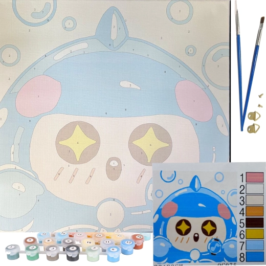 Kompletní sada včetně štětců a barev