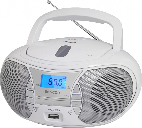 Sencor boombox s CD přehrávačem a Bluetooth SPT 2700 WH bílý