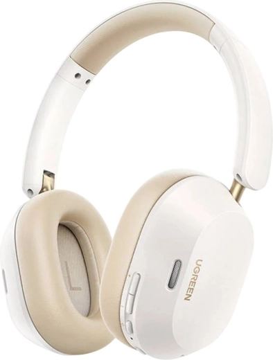 Bezdrátová sluchátka Ugreen HiTune Max 5C s hybridním ANC a Bluetooth 5.4, bílá