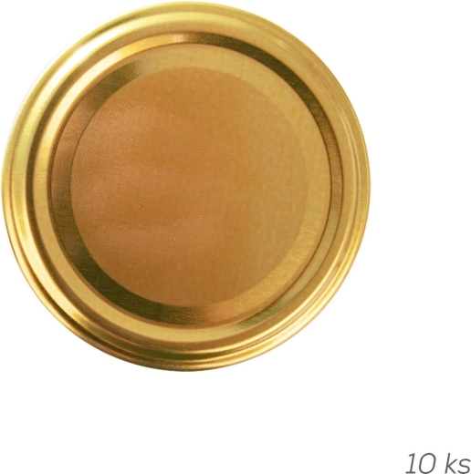 Kovové šroubovací víčko Twist-Off 66 Gold (10 ks)