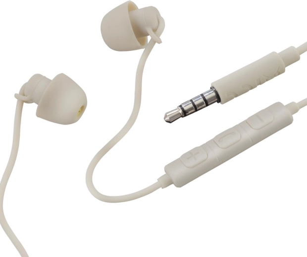 Dokanálová sluchátka Relax s jackem 3,5 mm, písková