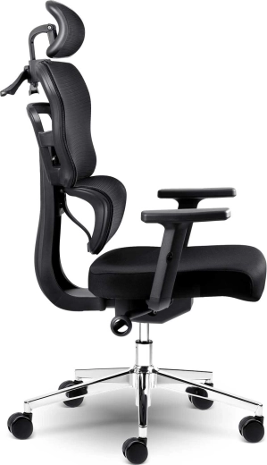 Prodyšná opora zad z mikrosítě