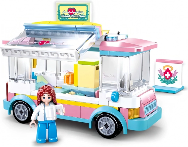 Sluban Girls Dream sanitka – stavebnice pro děti