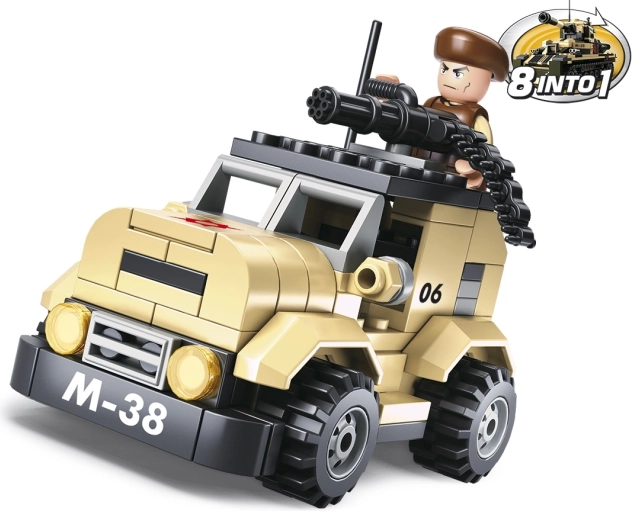 Sluban Army hlídkový vůz 8 v 1